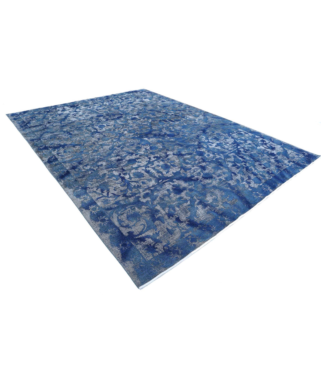 Onyx 9'9'' X 12'9'' Hand-Knotted Wool Rug 9'9'' x 12'9'' (293 X 383) / Blue / N/A