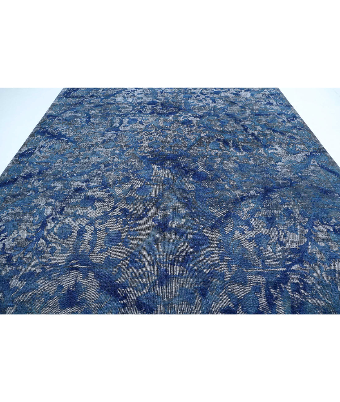 Onyx 9'9'' X 12'9'' Hand-Knotted Wool Rug 9'9'' x 12'9'' (293 X 383) / Blue / N/A