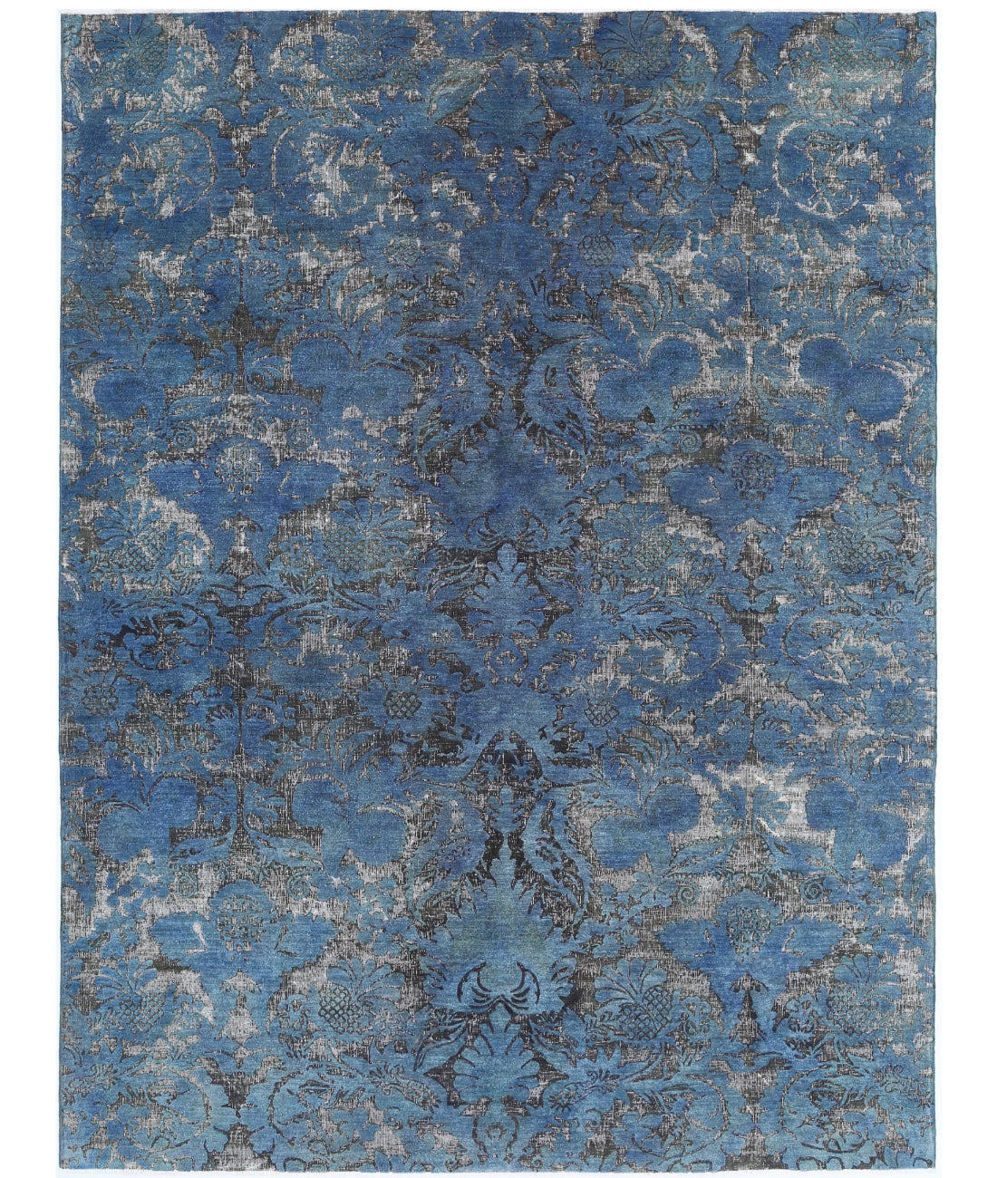 Onyx 8'10'' X 11'11'' Hand-Knotted Wool Rug 8'10'' x 11'11'' (265 X 358) / Blue / Blue