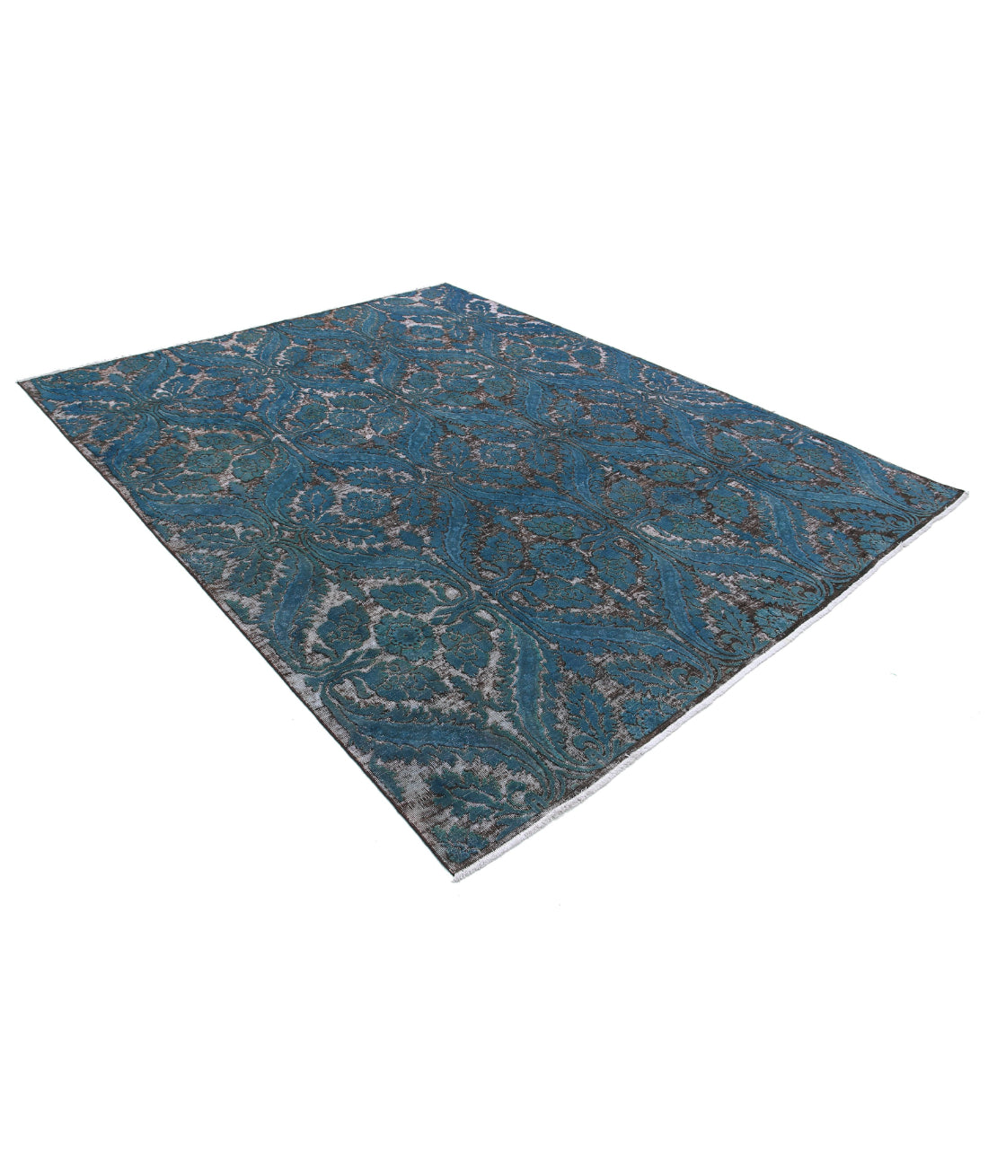 Onyx 7'11'' X 9'11'' Hand-Knotted Wool Rug 7'11'' x 9'11'' (238 X 298) / Blue / Blue