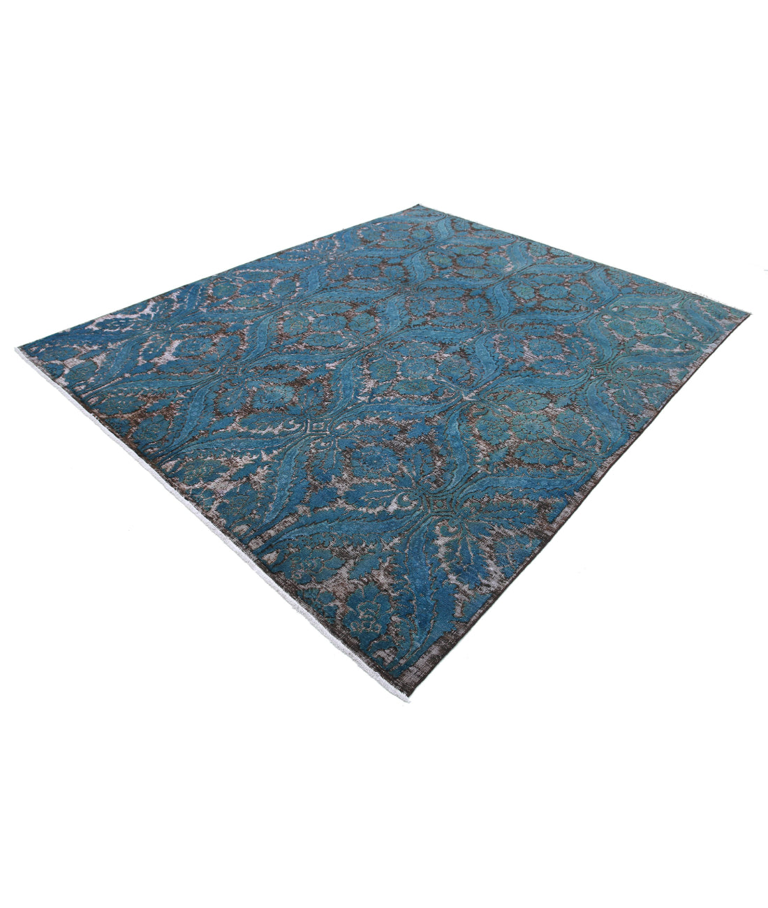 Onyx 7'11'' X 9'11'' Hand-Knotted Wool Rug 7'11'' x 9'11'' (238 X 298) / Blue / Blue