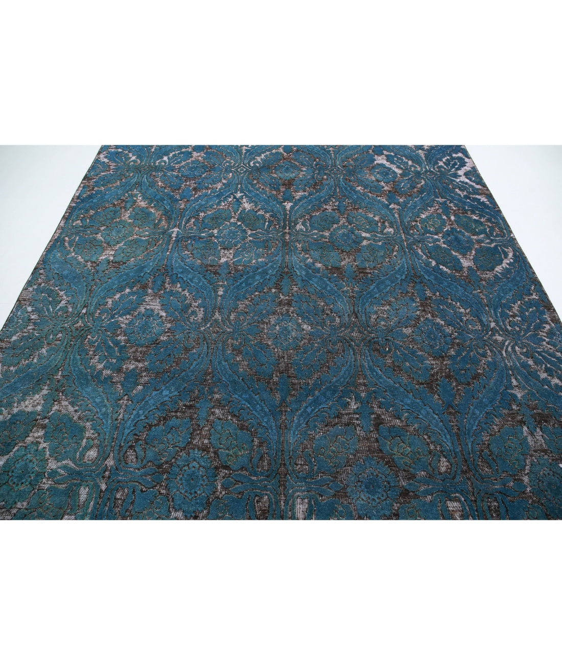 Onyx 7'11'' X 9'11'' Hand-Knotted Wool Rug 7'11'' x 9'11'' (238 X 298) / Blue / Blue