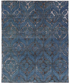 Onyx 7'11'' X 9'11'' Hand-Knotted Wool Rug 7'11'' x 9'11'' (238 X 298) / Blue / Blue