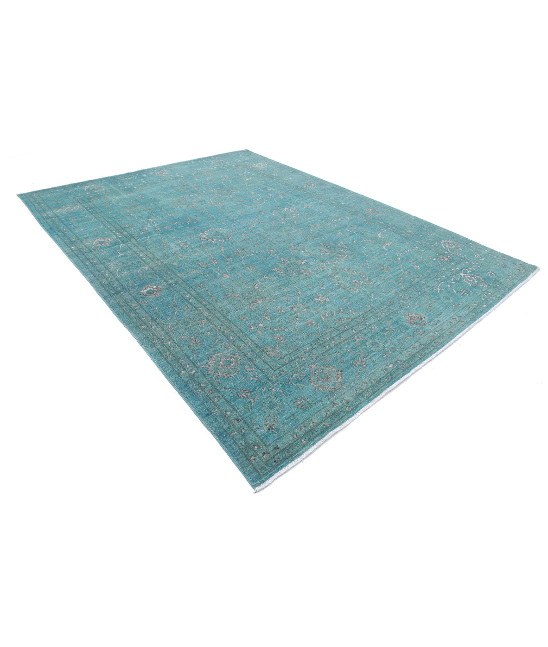 Onyx 8'10'' X 11'10'' Hand-Knotted Wool Rug 8'10'' x 11'10'' (265 X 355) / Green / N/A