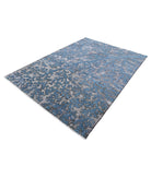 Onyx 5'9'' X 8'3'' Hand-Knotted Wool Rug 5'9'' x 8'3'' (173 X 248) / Grey / Blue