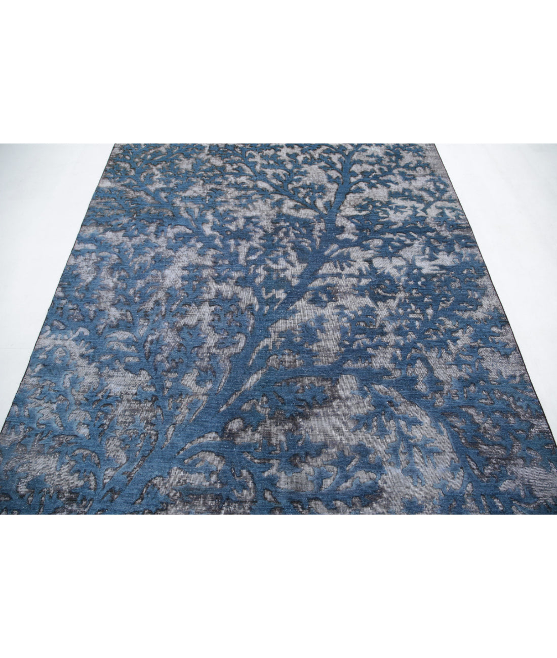 Onyx 5'9'' X 8'3'' Hand-Knotted Wool Rug 5'9'' x 8'3'' (173 X 248) / Grey / Blue