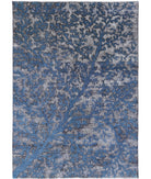 Onyx 5'9'' X 8'3'' Hand-Knotted Wool Rug 5'9'' x 8'3'' (173 X 248) / Grey / Blue