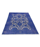 Onyx 4'6'' X 6'6'' Hand-Knotted Wool Rug 4'6'' x 6'6'' (135 X 195) / Purple / Purple