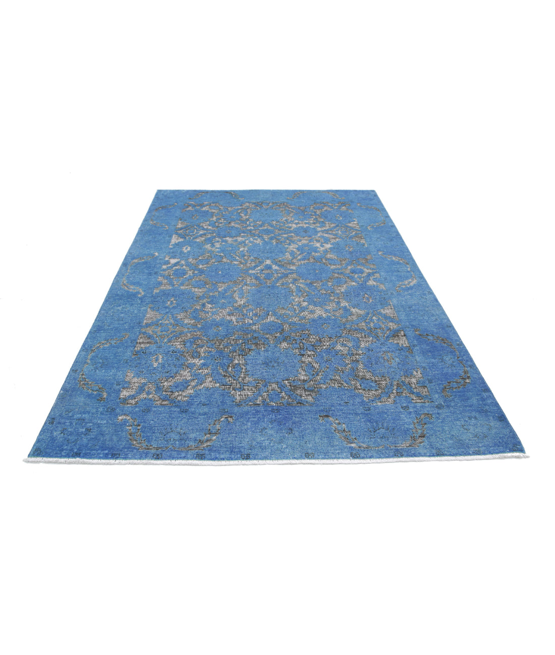 Onyx 5'10'' X 8'8'' Hand-Knotted Wool Rug 5'10'' x 8'8'' (175 X 260) / Blue / Blue