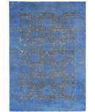 Onyx 5'10'' X 8'8'' Hand-Knotted Wool Rug 5'10'' x 8'8'' (175 X 260) / Blue / Blue