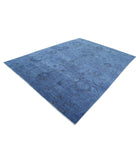 Onyx 8'0'' X 10'8'' Hand-Knotted Wool Rug 8'0'' x 10'8'' (240 X 320) / Blue / Blue