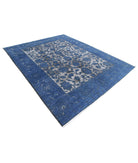 Onyx 7'8'' X 9'5'' Hand-Knotted Wool Rug 7'8'' x 9'5'' (230 X 283) / Blue / Blue