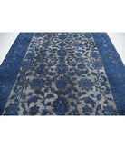 Onyx 7'8'' X 9'5'' Hand-Knotted Wool Rug 7'8'' x 9'5'' (230 X 283) / Blue / Blue