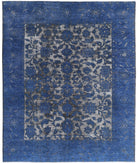 Onyx 7'8'' X 9'5'' Hand-Knotted Wool Rug 7'8'' x 9'5'' (230 X 283) / Blue / Blue