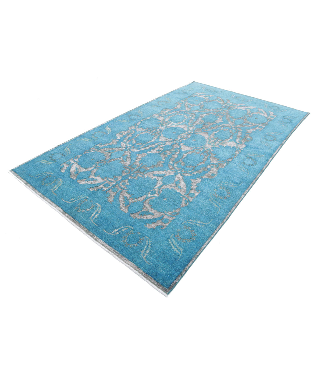 Onyx 5'10'' X 10'2'' Hand-Knotted Wool Rug 5'10'' x 10'2'' (175 X 305) / Blue / N/A