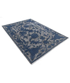 Onyx 5'9'' X 8'0'' Hand-Knotted Wool Rug 5'9'' x 8'0'' (173 X 240) / Grey / Blue