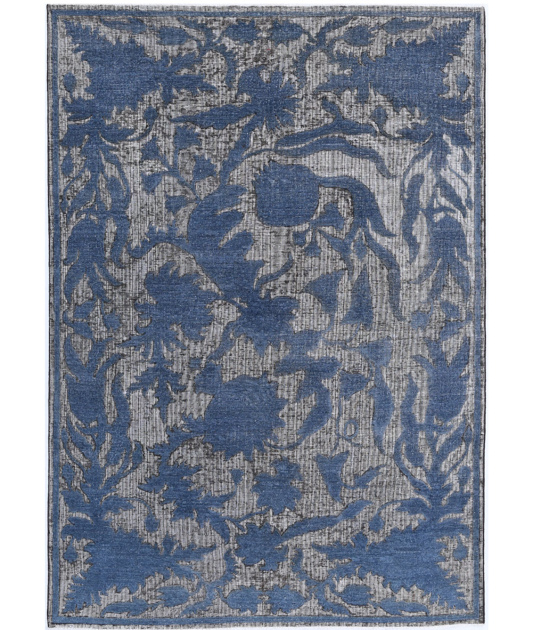 Onyx 5'9'' X 8'0'' Hand-Knotted Wool Rug 5'9'' x 8'0'' (173 X 240) / Grey / Blue