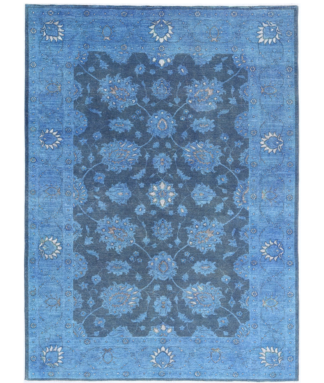 Onyx 6'1'' X 8'7'' Hand-Knotted Wool Rug 6'1'' x 8'7'' (183 X 258) / Blue / N/A