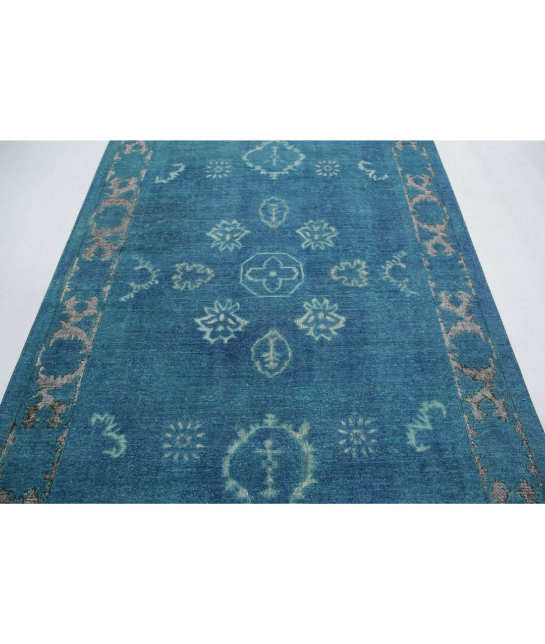 Onyx 5'11'' X 8'6'' Hand-Knotted Wool Rug 5'11'' x 8'6'' (178 X 255) / Blue / Blue