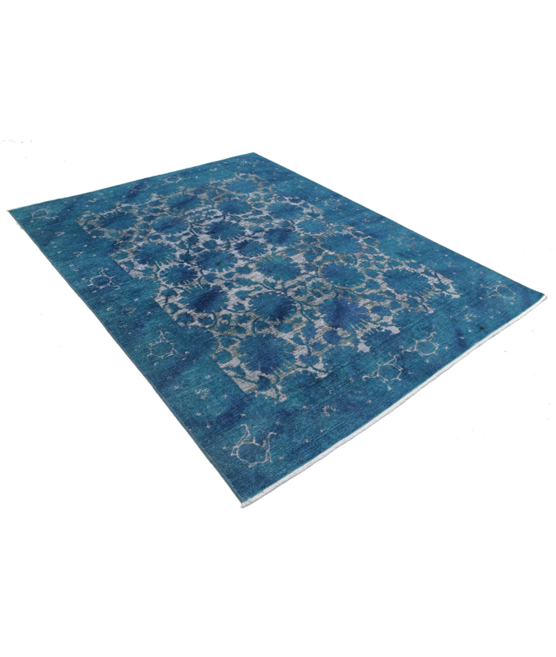 Onyx 6'1'' X 8'1'' Hand-Knotted Wool Rug 6'1'' x 8'1'' (183 X 243) / Blue / N/A