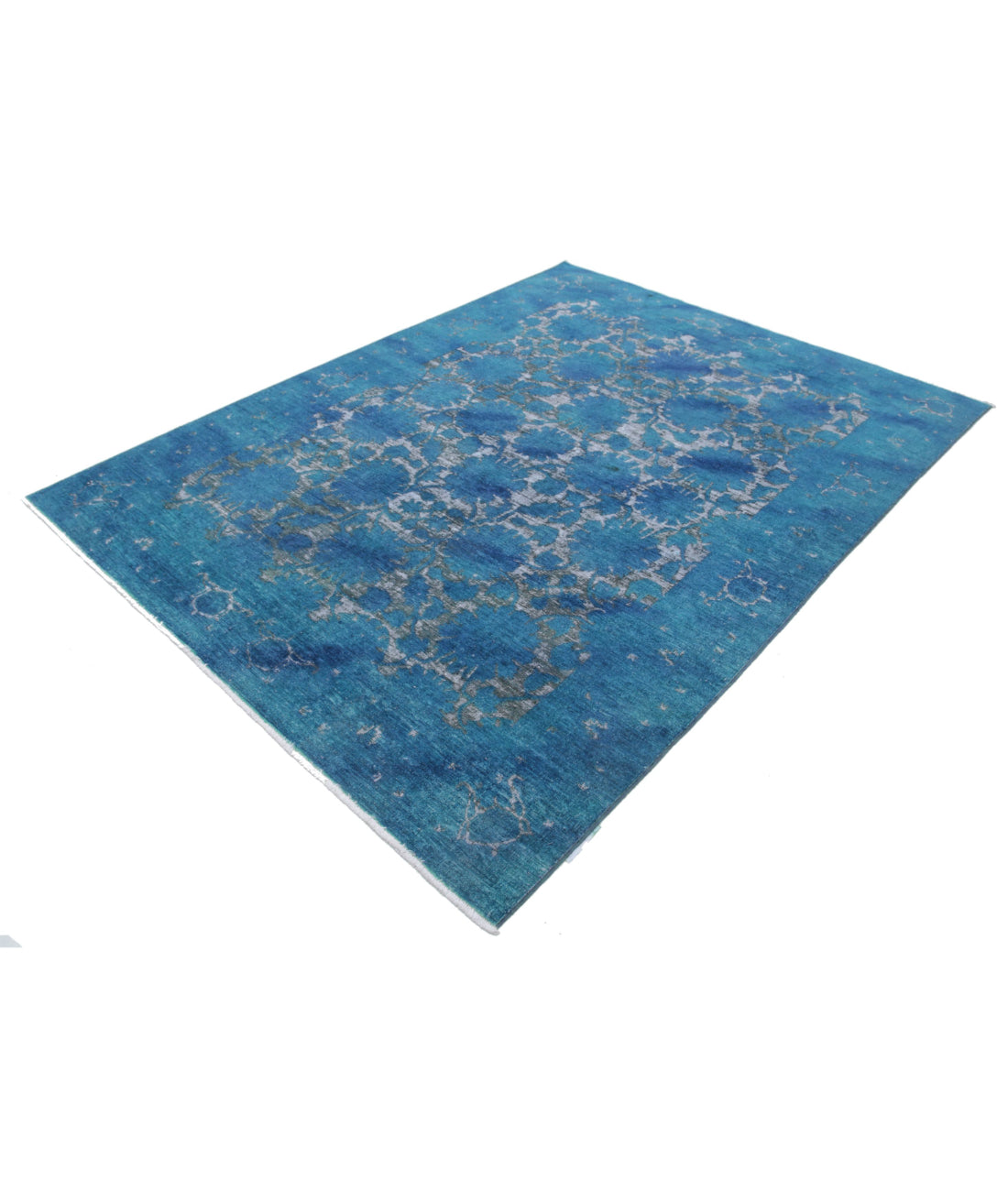 Onyx 6'1'' X 8'1'' Hand-Knotted Wool Rug 6'1'' x 8'1'' (183 X 243) / Blue / N/A