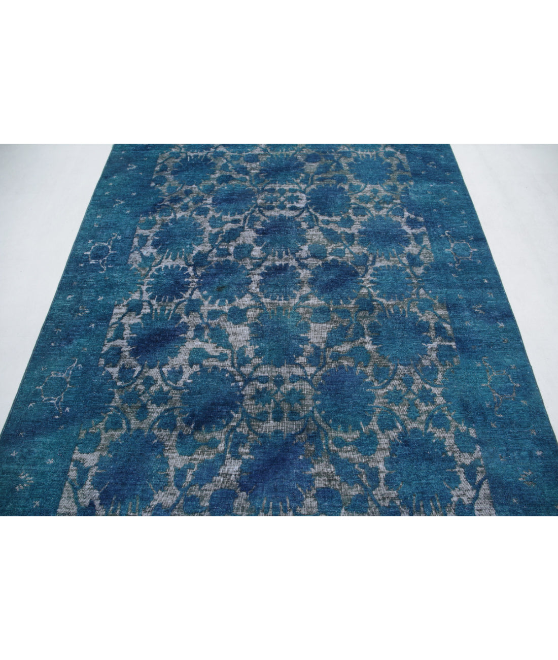 Onyx 6'1'' X 8'1'' Hand-Knotted Wool Rug 6'1'' x 8'1'' (183 X 243) / Blue / N/A