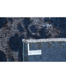 Onyx 3'10'' X 14'2'' Hand-Knotted Wool Rug 3'10'' x 14'2'' (115 X 425) / Blue / Grey