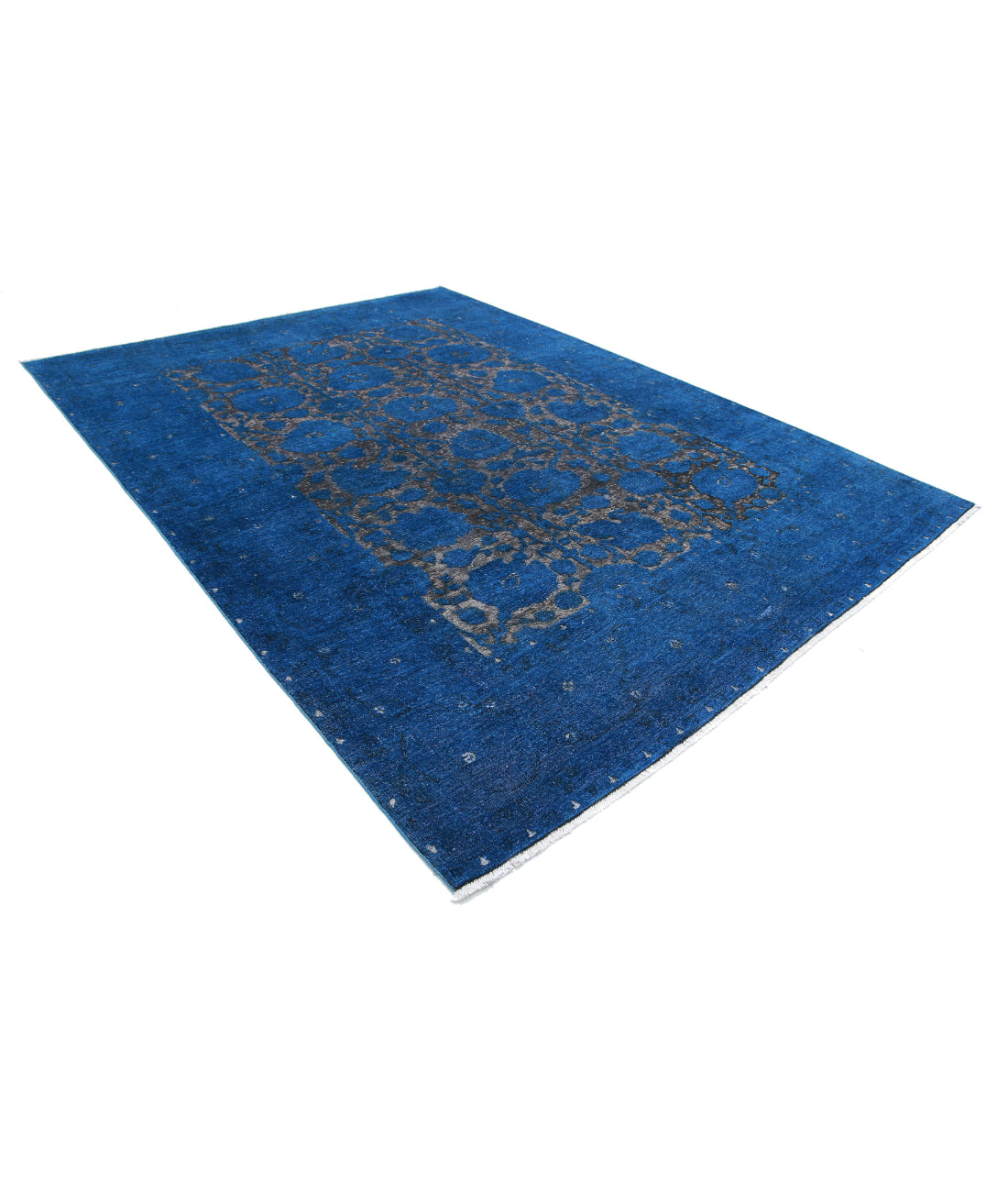 Onyx 8'6'' X 11'7'' Hand-Knotted Wool Rug 8'6'' x 11'7'' (255 X 348) / Blue / Blue