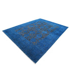 Onyx 8'6'' X 11'7'' Hand-Knotted Wool Rug 8'6'' x 11'7'' (255 X 348) / Blue / Blue