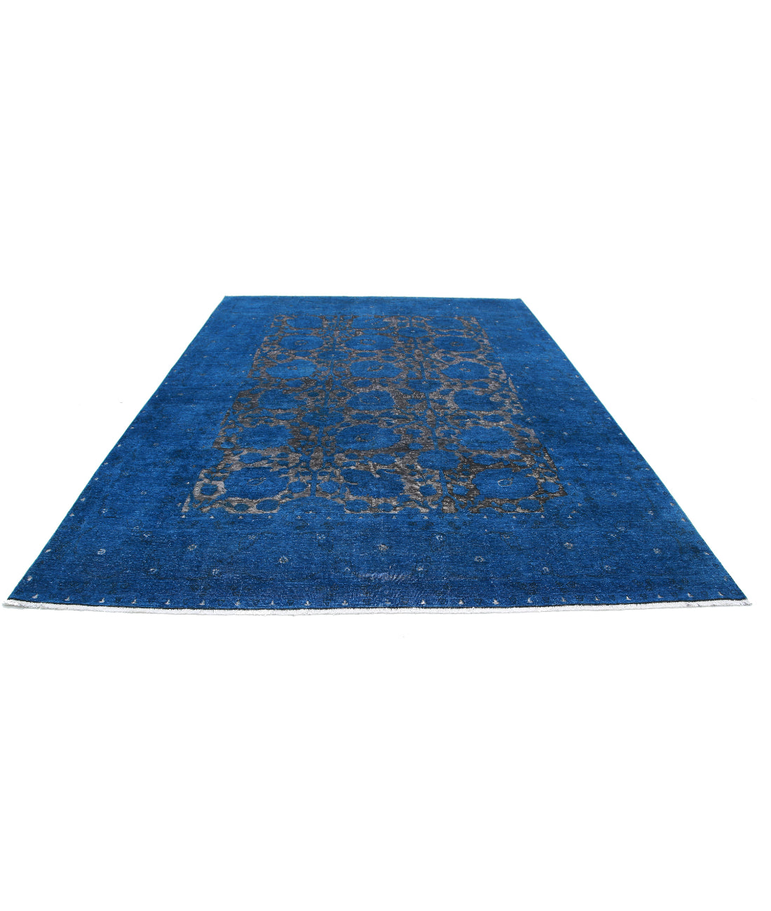 Onyx 8'6'' X 11'7'' Hand-Knotted Wool Rug 8'6'' x 11'7'' (255 X 348) / Blue / Blue