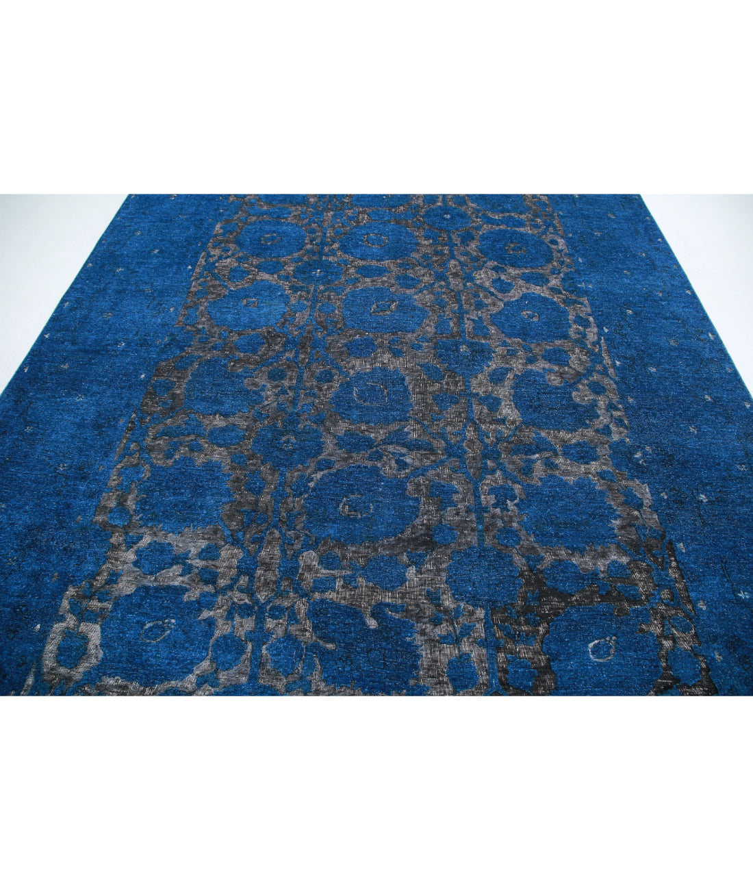 Onyx 8'6'' X 11'7'' Hand-Knotted Wool Rug 8'6'' x 11'7'' (255 X 348) / Blue / Blue