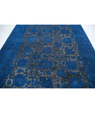 Onyx 8'6'' X 11'7'' Hand-Knotted Wool Rug 8'6'' x 11'7'' (255 X 348) / Blue / Blue