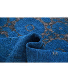 Onyx 8'6'' X 11'7'' Hand-Knotted Wool Rug 8'6'' x 11'7'' (255 X 348) / Blue / Blue