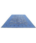 Onyx 9'6'' X 13'6'' Hand-Knotted Wool Rug 9'6'' x 13'6'' (285 X 405) / Blue / Blue