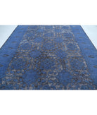 Onyx 9'6'' X 13'6'' Hand-Knotted Wool Rug 9'6'' x 13'6'' (285 X 405) / Blue / Blue