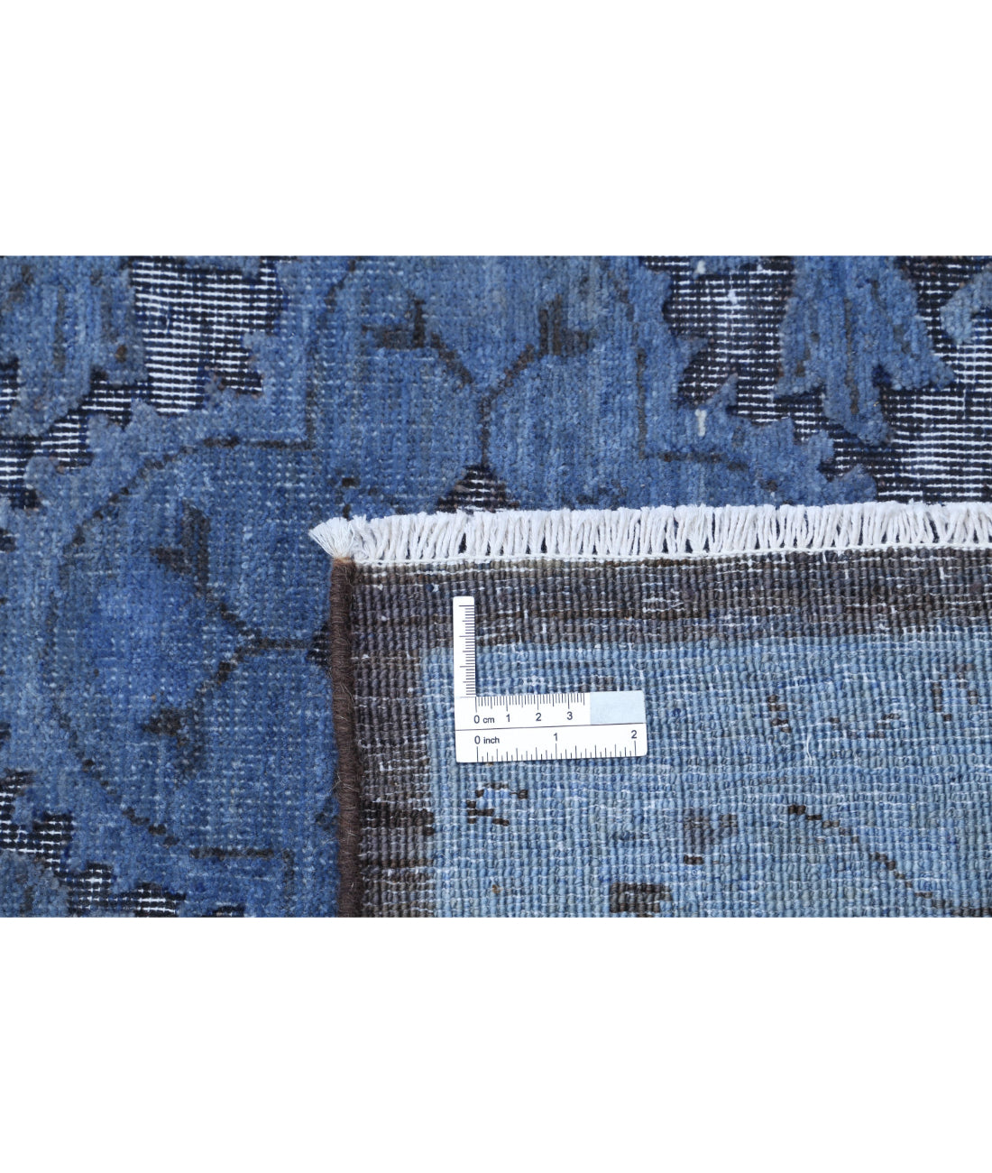 Onyx 9'6'' X 13'6'' Hand-Knotted Wool Rug 9'6'' x 13'6'' (285 X 405) / Blue / Blue