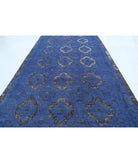 Onyx 6'3'' X 20'4'' Hand-Knotted Wool Rug 6'3'' x 20'4'' (188 X 610) / Blue / Blue