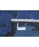 Onyx 6'3'' X 20'4'' Hand-Knotted Wool Rug 6'3'' x 20'4'' (188 X 610) / Blue / Blue