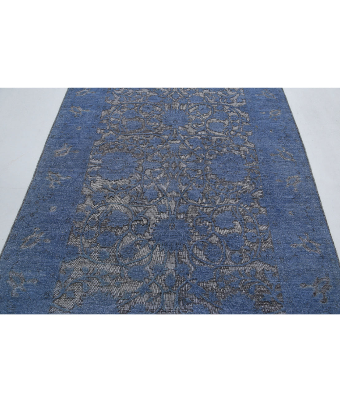 Onyx 4'10'' X 6'11'' Hand-Knotted Wool Rug 4'10'' x 6'11'' (145 X 208) / Blue / Blue