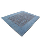 Onyx 7'8'' X 9'7'' Hand-Knotted Wool Rug 7'8'' x 9'7'' (230 X 288) / Blue / Blue