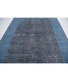 Onyx 7'8'' X 9'7'' Hand-Knotted Wool Rug 7'8'' x 9'7'' (230 X 288) / Blue / Blue