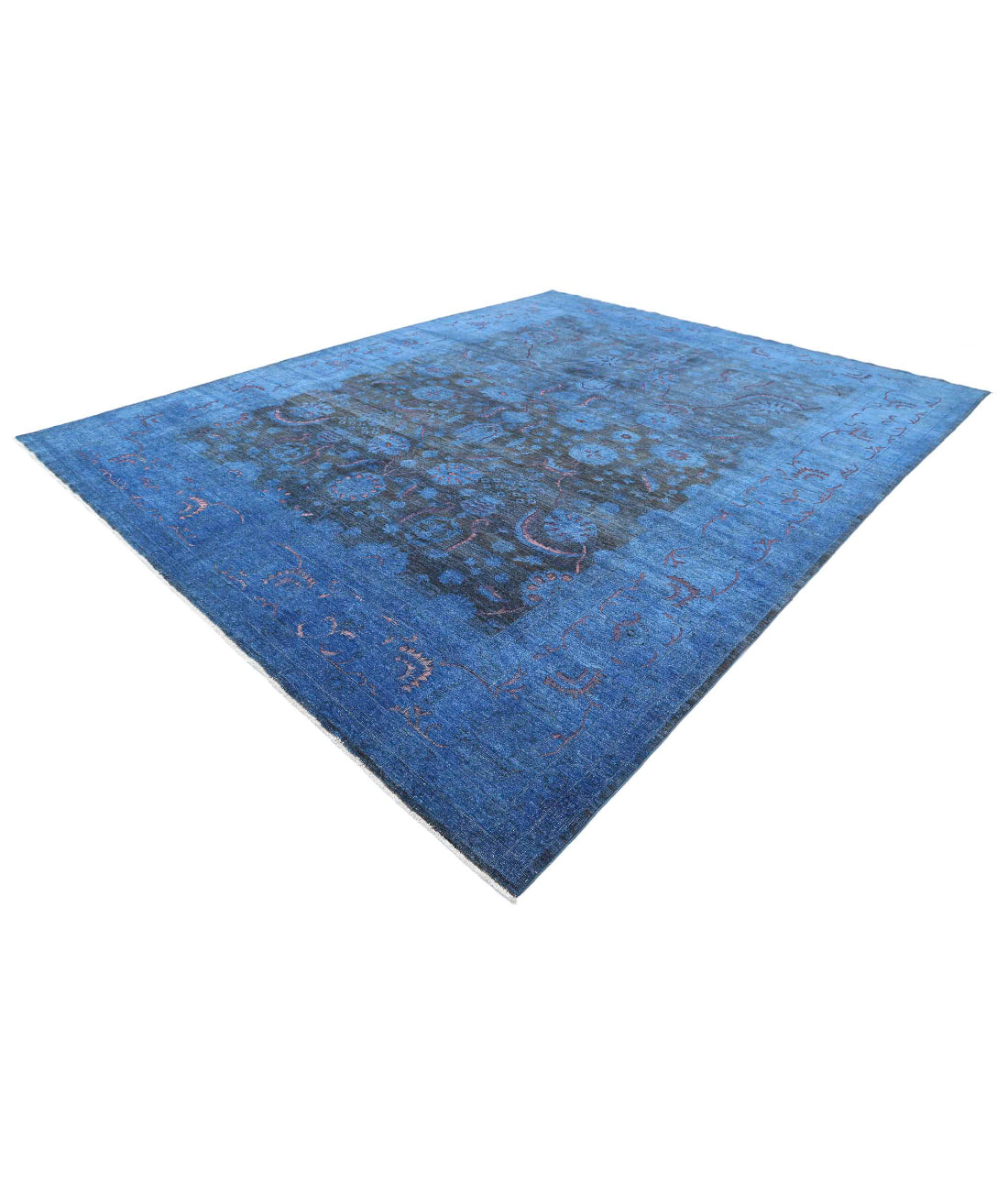 Onyx 11'7'' X 14'6'' Hand-Knotted Wool Rug 11'7'' x 14'6'' (348 X 435) / Blue / Brown