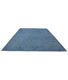 Onyx 10'2'' X 13'0'' Hand-Knotted Wool Rug 10'2'' x 13'0'' (305 X 390) / Blue / Peach