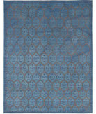 Onyx 10'2'' X 13'0'' Hand-Knotted Wool Rug 10'2'' x 13'0'' (305 X 390) / Blue / Peach