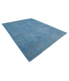 Onyx 9'0'' X 11'5'' Hand-Knotted Wool Rug 9'0'' x 11'5'' (270 X 343) / Blue / Red