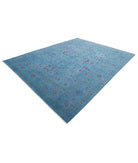 Onyx 9'0'' X 11'5'' Hand-Knotted Wool Rug 9'0'' x 11'5'' (270 X 343) / Blue / Red