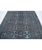 Onyx 6'3'' X 13'6'' Hand-Knotted Wool Rug 6'3'' x 13'6'' (188 X 405) / Grey / Blue