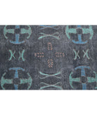 Onyx 6'3'' X 13'6'' Hand-Knotted Wool Rug 6'3'' x 13'6'' (188 X 405) / Grey / Blue