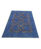 Onyx 3'10'' X 5'8'' Hand-Knotted Wool Rug 3'10'' x 5'8'' (115 X 170) / Blue / Blue