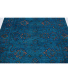 Onyx 5'5'' X 7'7'' Hand-Knotted Wool Rug 5'5'' x 7'7'' (163 X 228) / Teal / Teal